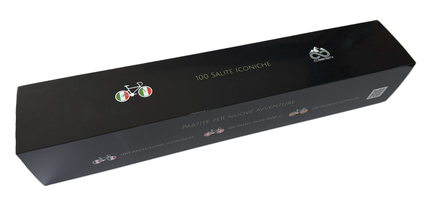 100 Salite Iconiche - Rad-Rubbelkarte Italien