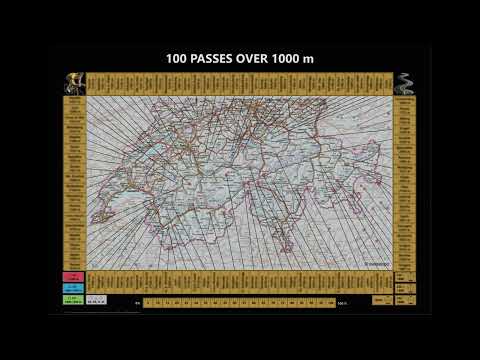 Carte à gratter pour vélo 100 Passes Challenge